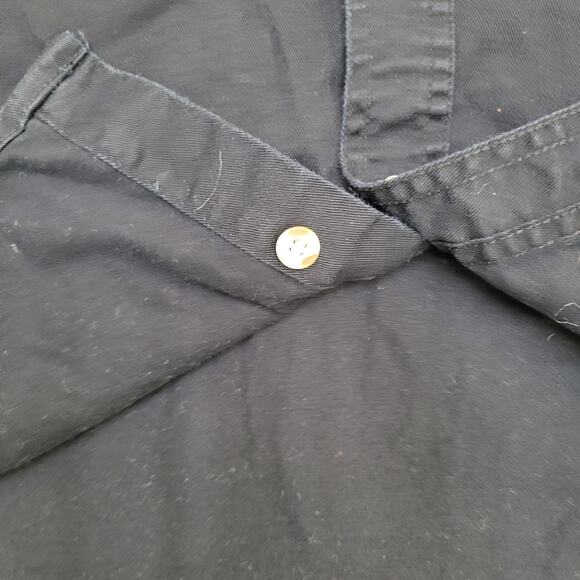 Native-American Biker Cutoff Button Shirt XL/2XL 27x31 Baggy - Picture 11 of 15